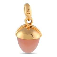 Tamara Comolli Mikado 18K Yellow Gold Rose Quartz Pendant