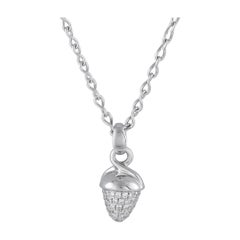 Tamara Comolli Mikado Bouquet Halskette mit Anhänger, 18 Karat Weißgold 1,20 Karat Diamant