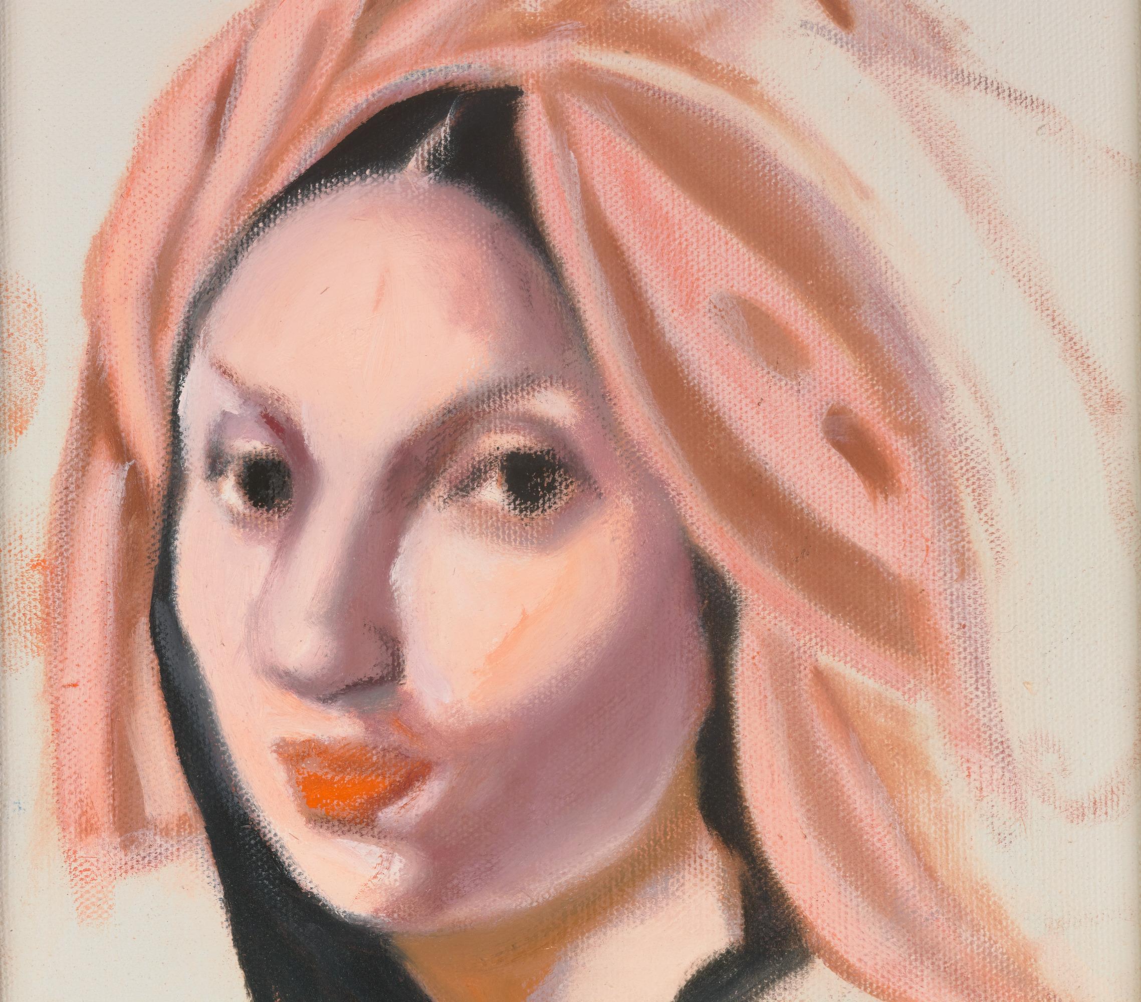 Le Turban Orange di Tamara De Lempicka - Painting Postimpressionismo di Tamara de Lempicka