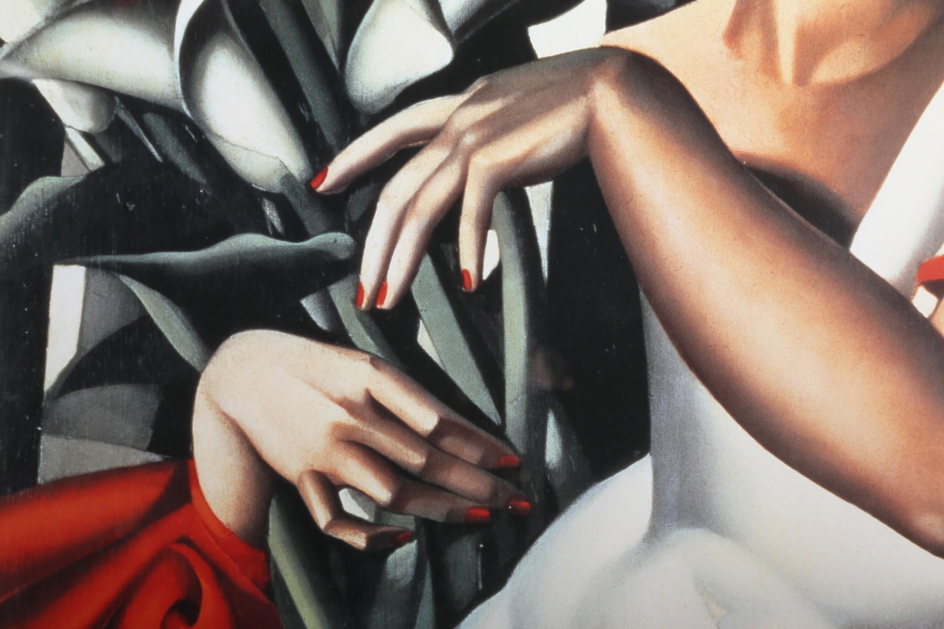 Portrait of Ira Perrot, Art Deco Poster after Tamara de Lempicka For Sale 2