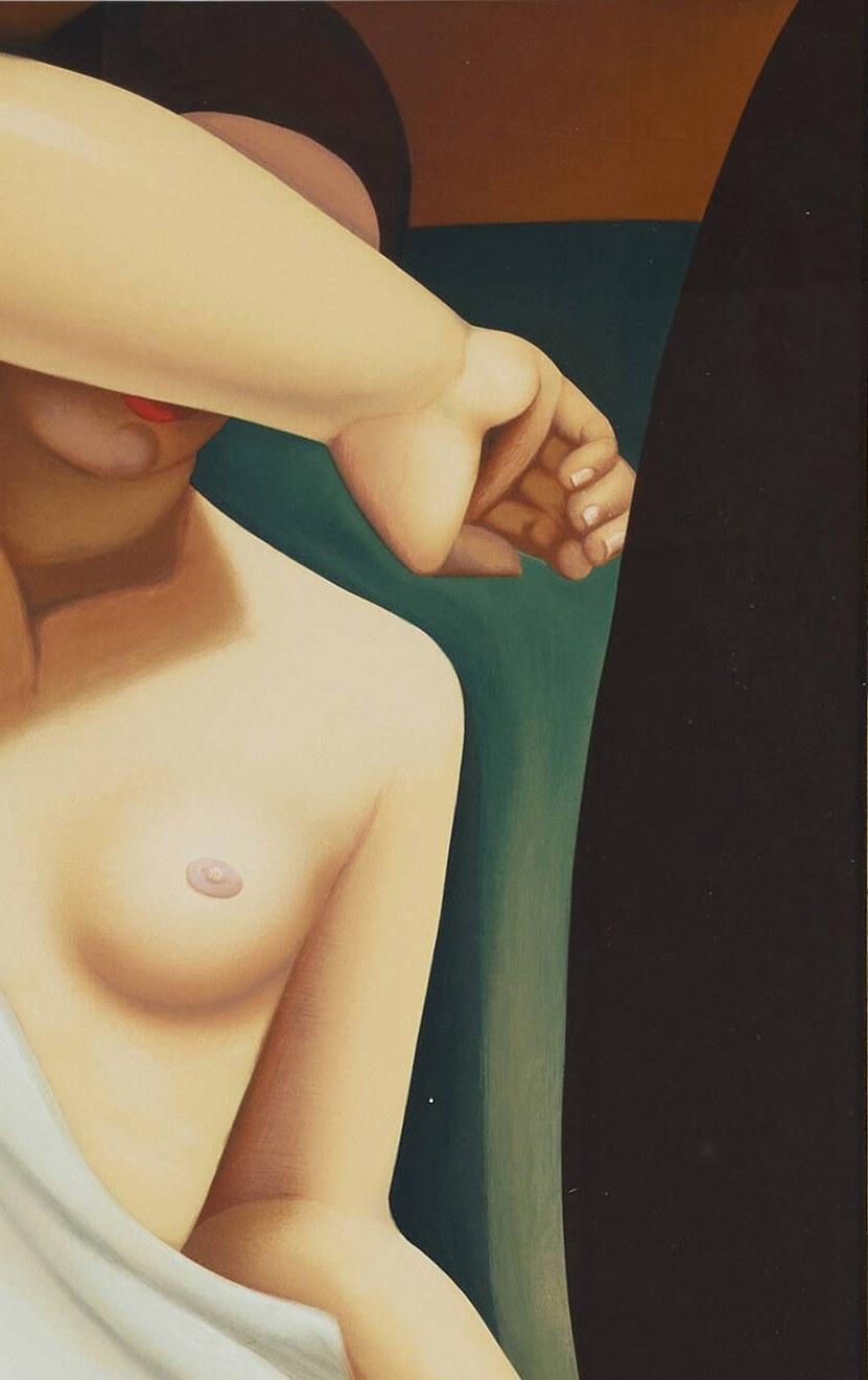 Tamara de Lempicka (1894-1980) - The Model, 1957

Silkscreen / Serigraph from 1996.

The edition of 176/195, with dry stamp on the paper.

Dimensions of sheet: 116 x 77 cm

Publisher: DK Art Publishing, Inc., Los Angeles.

Printer: Kolibri Art