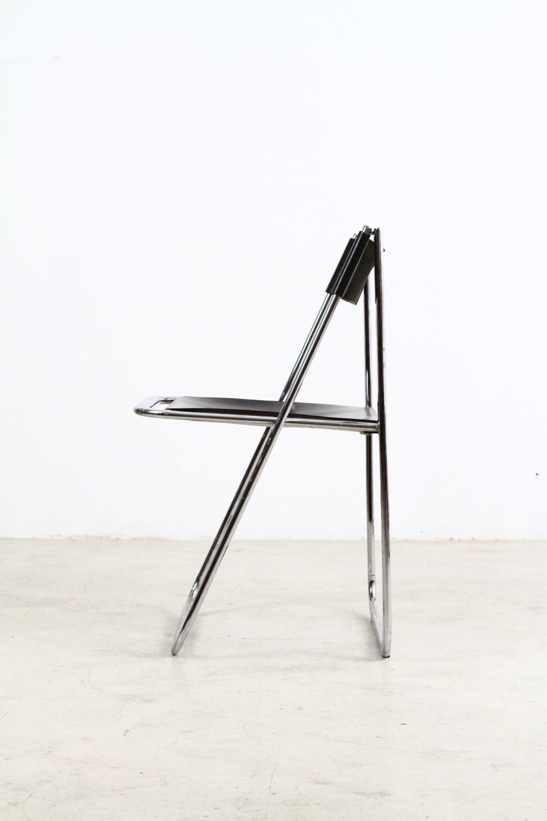 Tamara Folding Chairs from Arrben, 1970s, Set of 4 In Good Condition For Sale In Budapest, HU