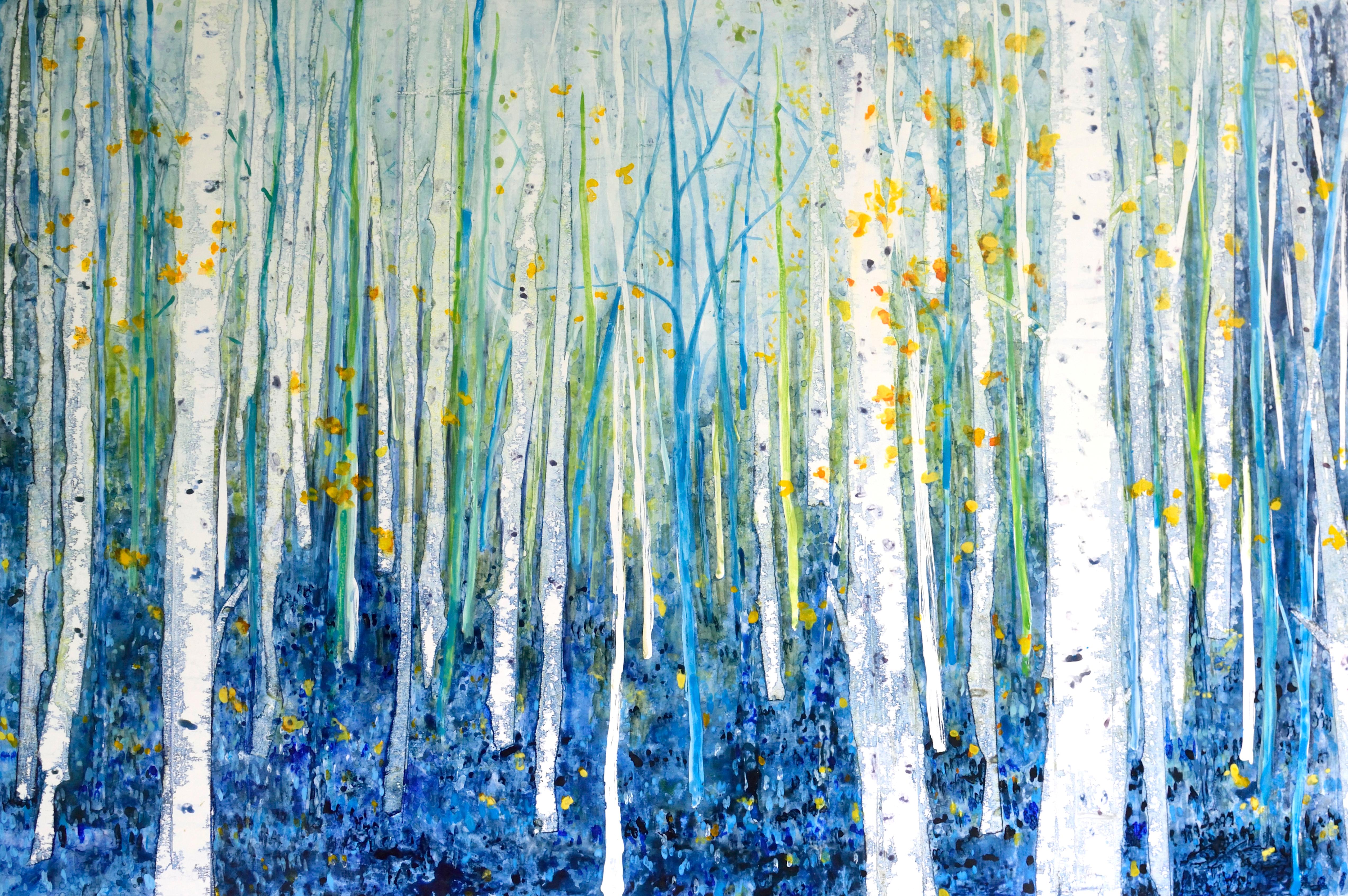 Tamara Gonda Landscape Painting - Heard Your Laughter