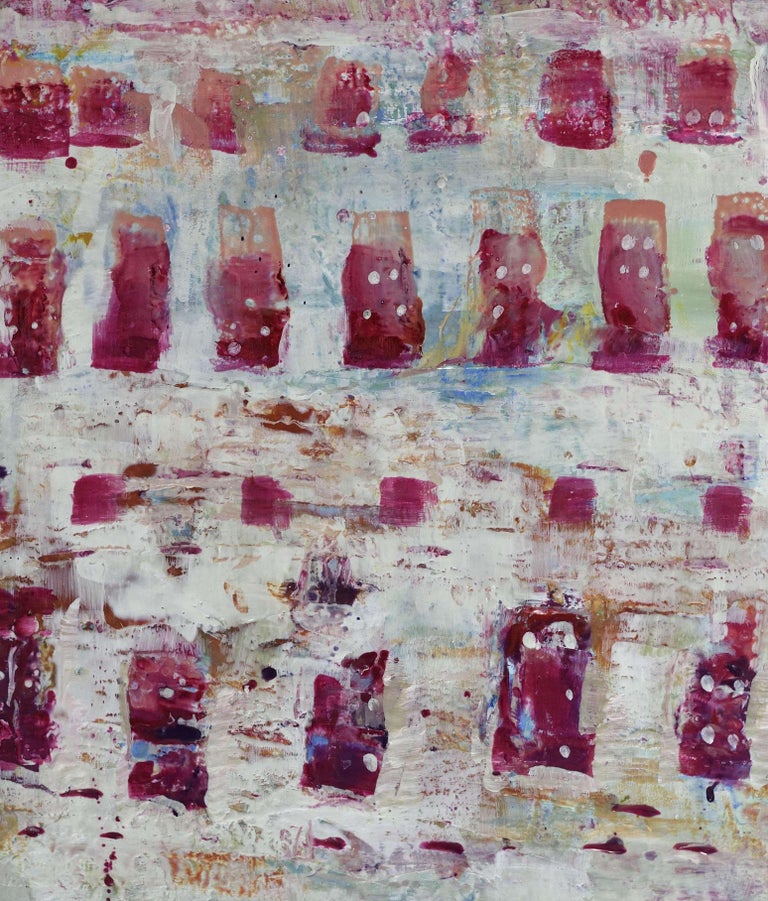 Tamara Gonda Red Red Wine, Original Abstract Painting, 2014 For Sale