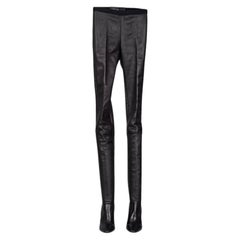 Tamara Mellon Black Leather Knee-High Boots - Size 39
