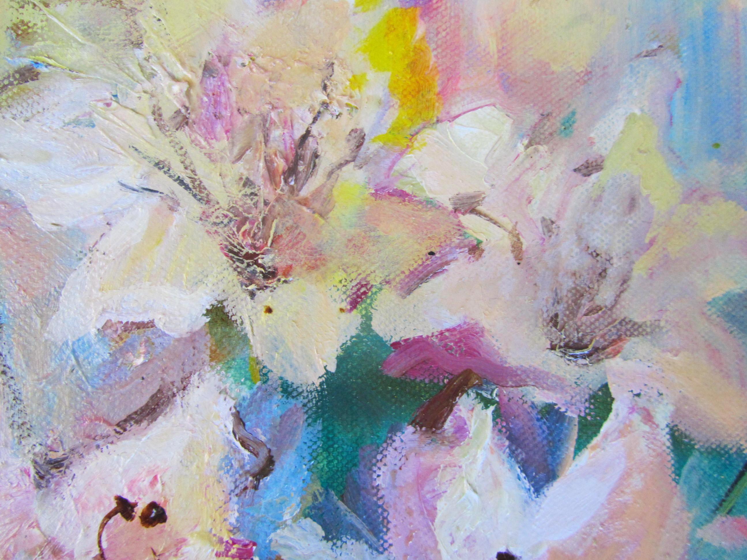 Sakura - Impressionist Painting by Tamara Pavlovska