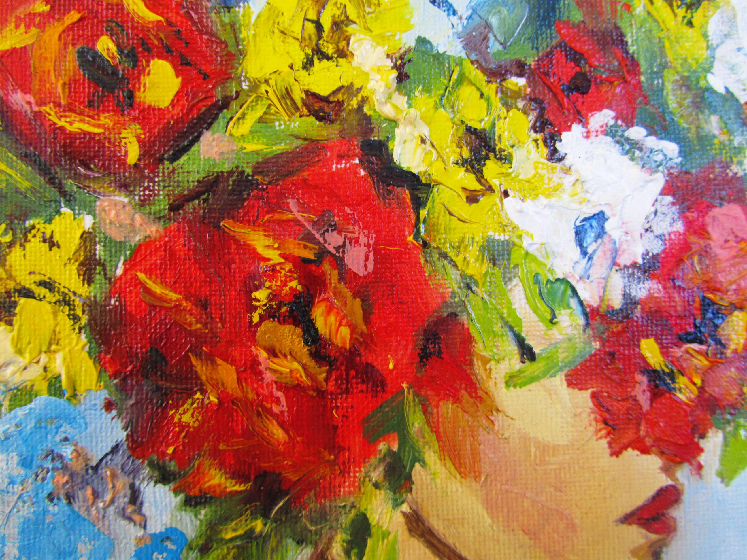 Donna - estate.  dipinto originale - Painting Impressionismo di Tamara Pavlovska