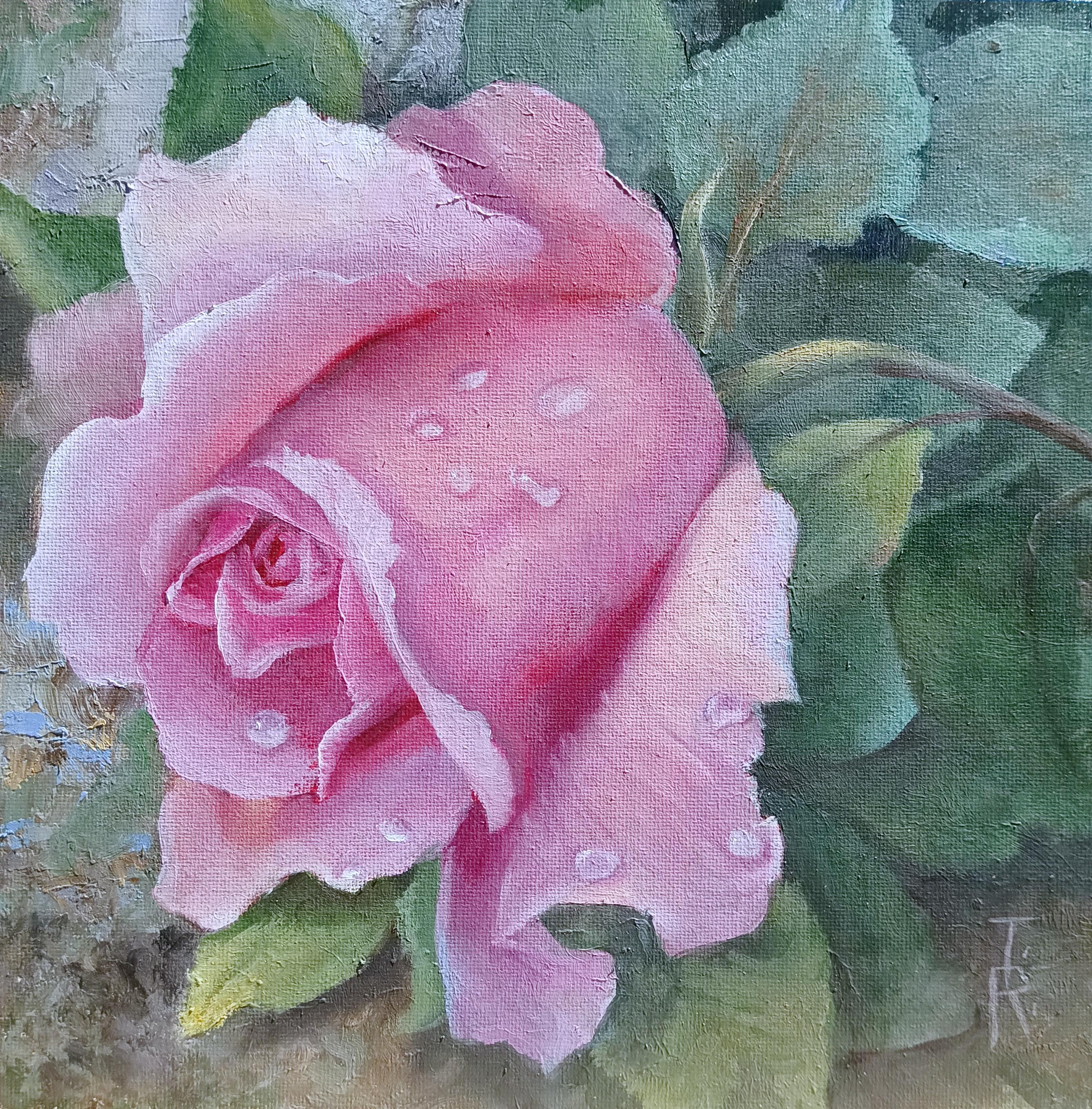 Tamara Rozinskay (Makhotina) Still-Life Painting – Erröten der Morgendämmerung