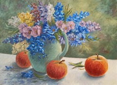 Geschenke des Sommers - Wildblumenstrauß-Stillleben