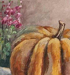 Honey pumpkin - Autumn Still Life Oil Painting