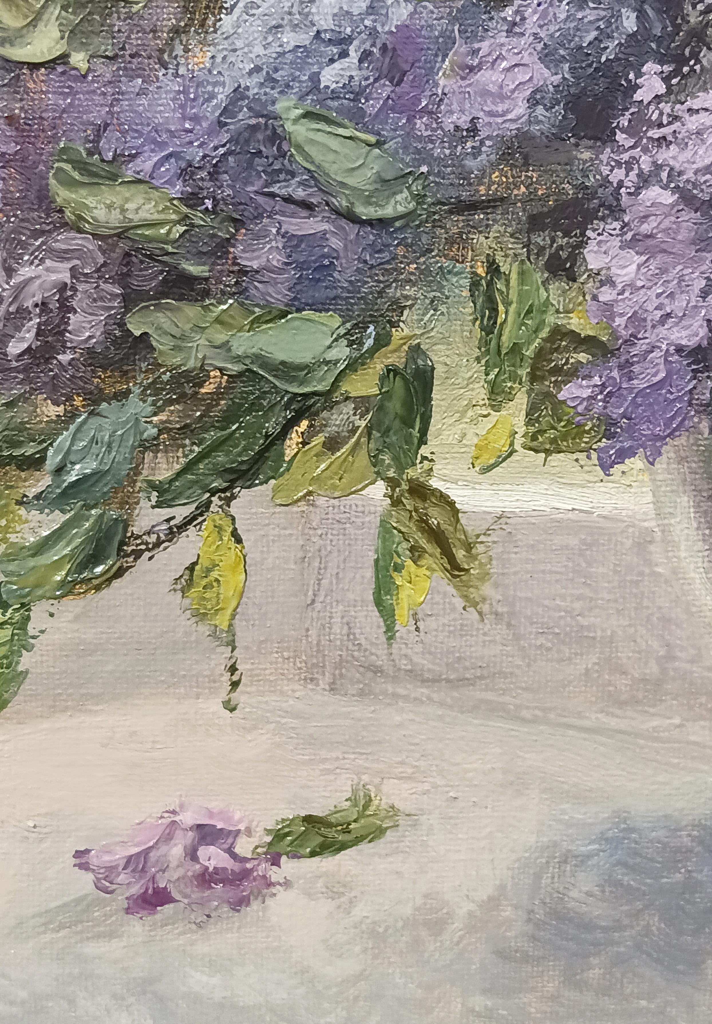 It's lilac time. Realistic Flower Still Life For Sale 6