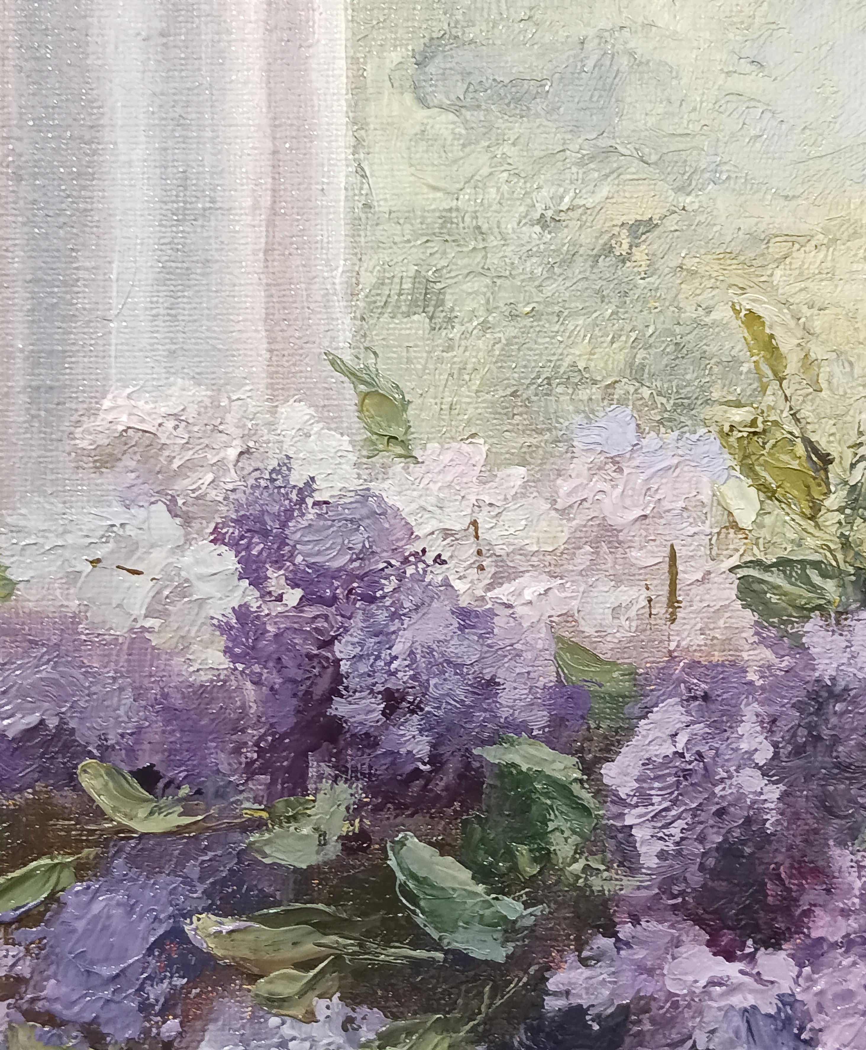 It's lilac time. Realistic Flower Still Life For Sale 3