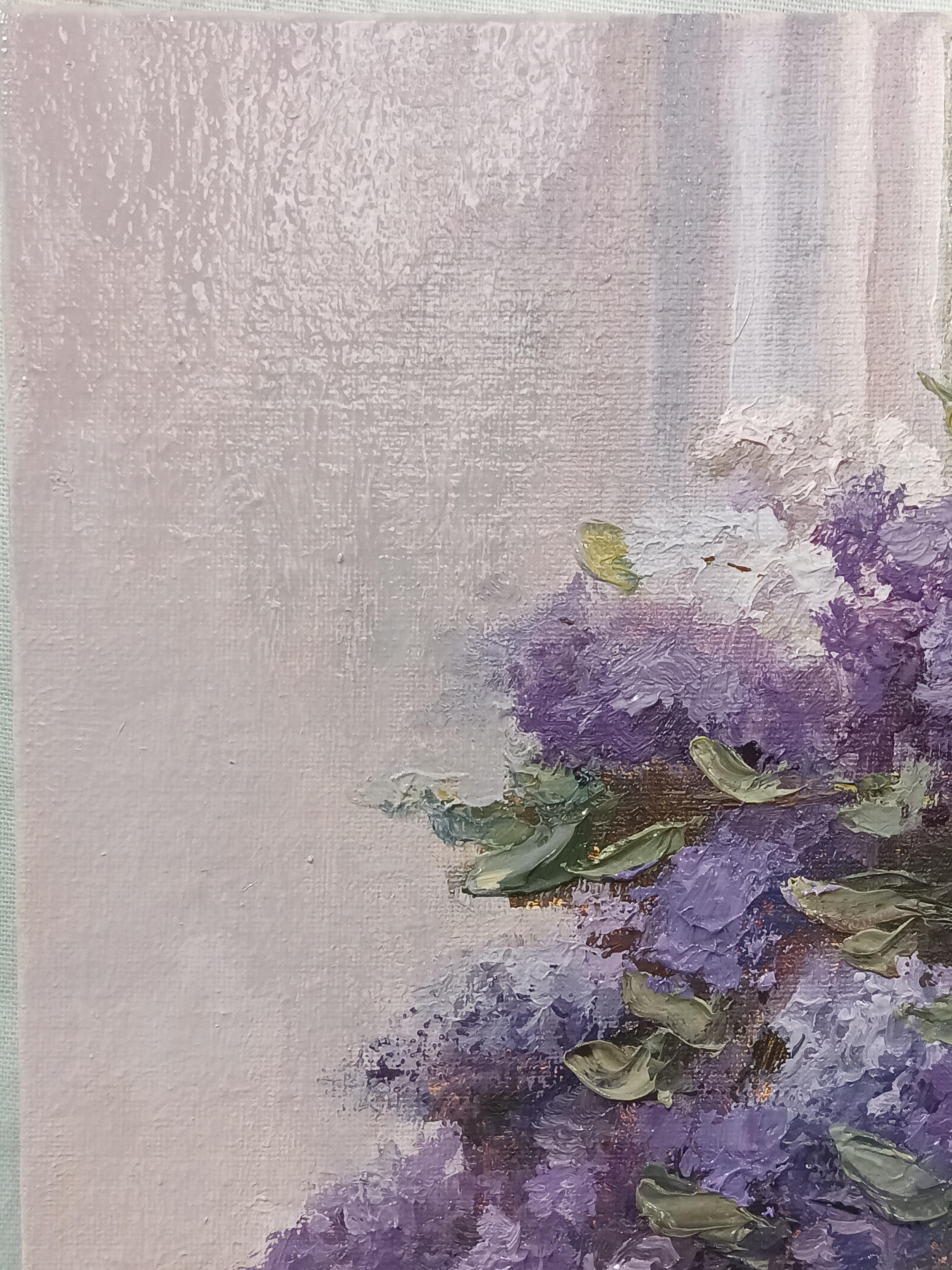 It's lilac time. Realistic Flower Still Life For Sale 4