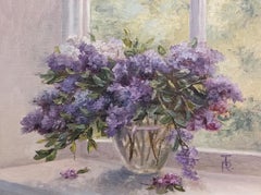 It's lilac time. Realistic Flower Still Life