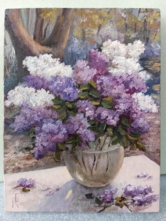 Lilac season - Still Life with Purple Flowers