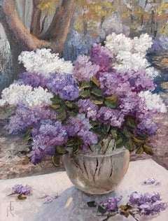 Lilac season - Still Life with Purple Flowers