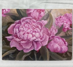 Royal peony - Pink Floral Still Life