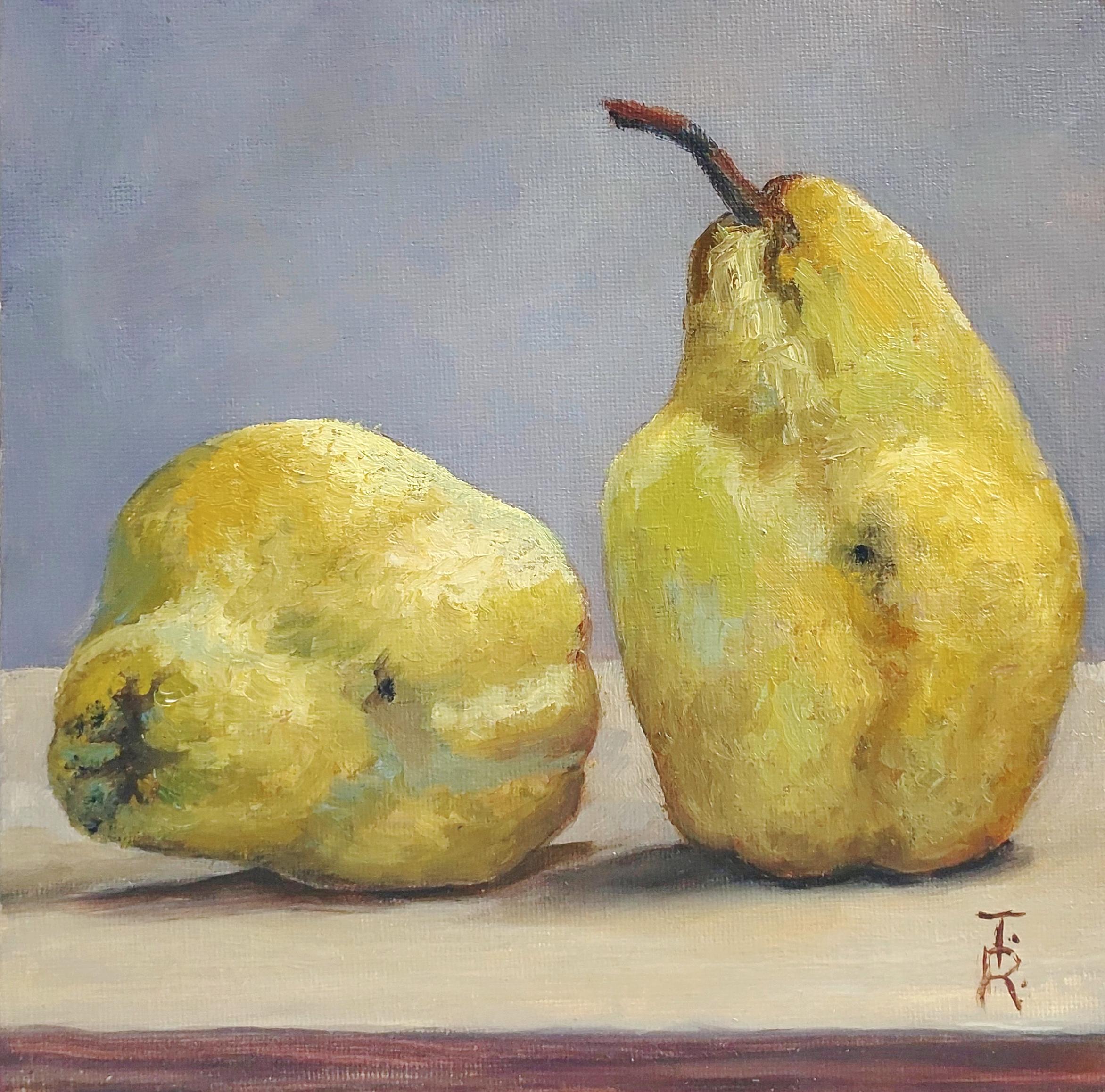 Yellow pears - Fruit Still Life OIl Painting