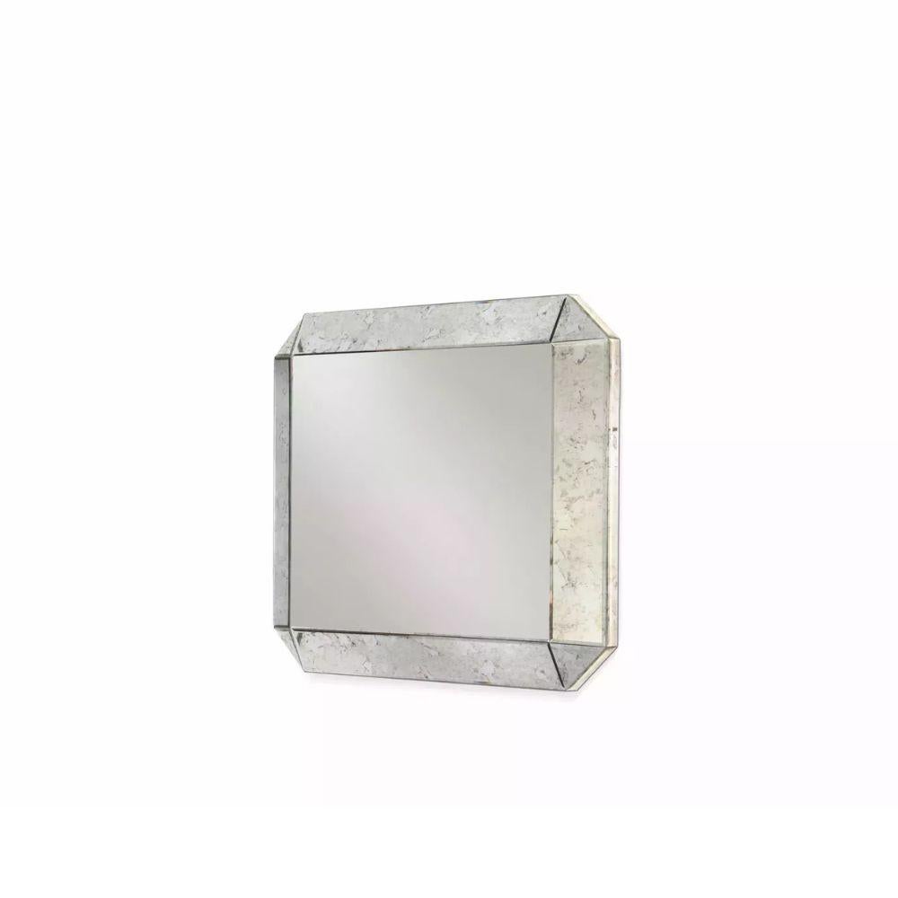 The provocatively vintage Tamara mirror drips with enough Art Deco decadence to transport you back to the glamour of the Roaring Twenties. Her frame's strong geometric lines are coupled with luxurious and alluring mirror panels.

Materials &