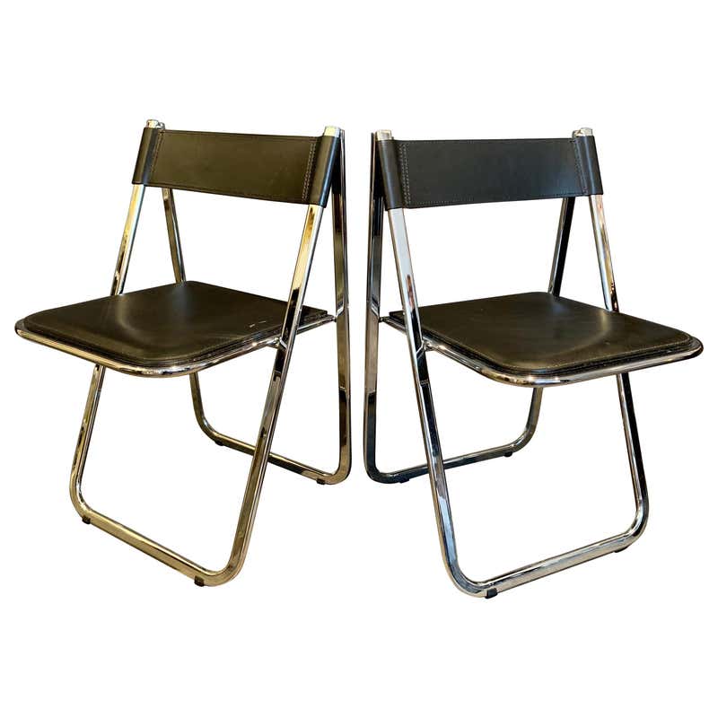 Italian Modern leather chairs by Arrben For Sale at 1stDibs