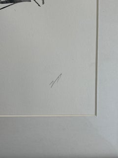 No.1 MonoChrome Abstract Painting, Gouache on Black Paper, 2010+