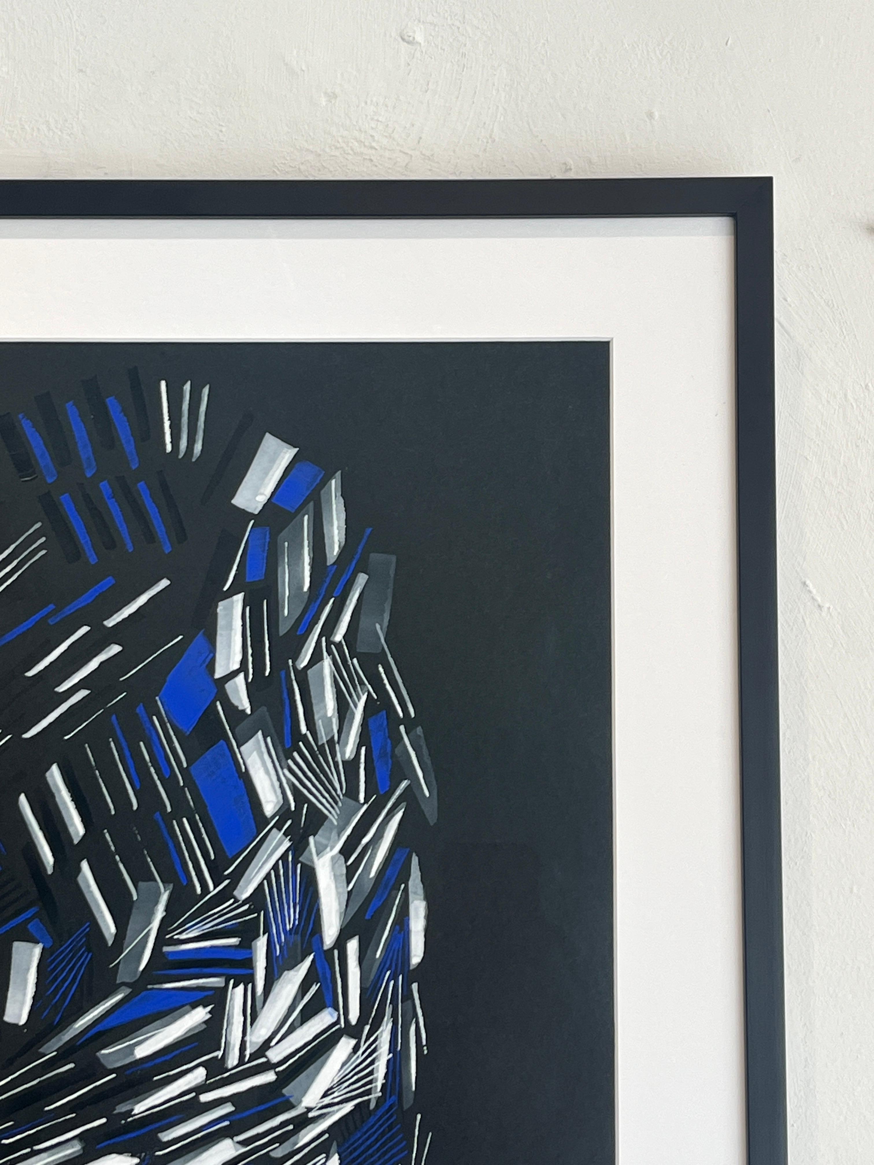 No.19 Monocromo - Abstract Painting Nero di Tamara Vermunt