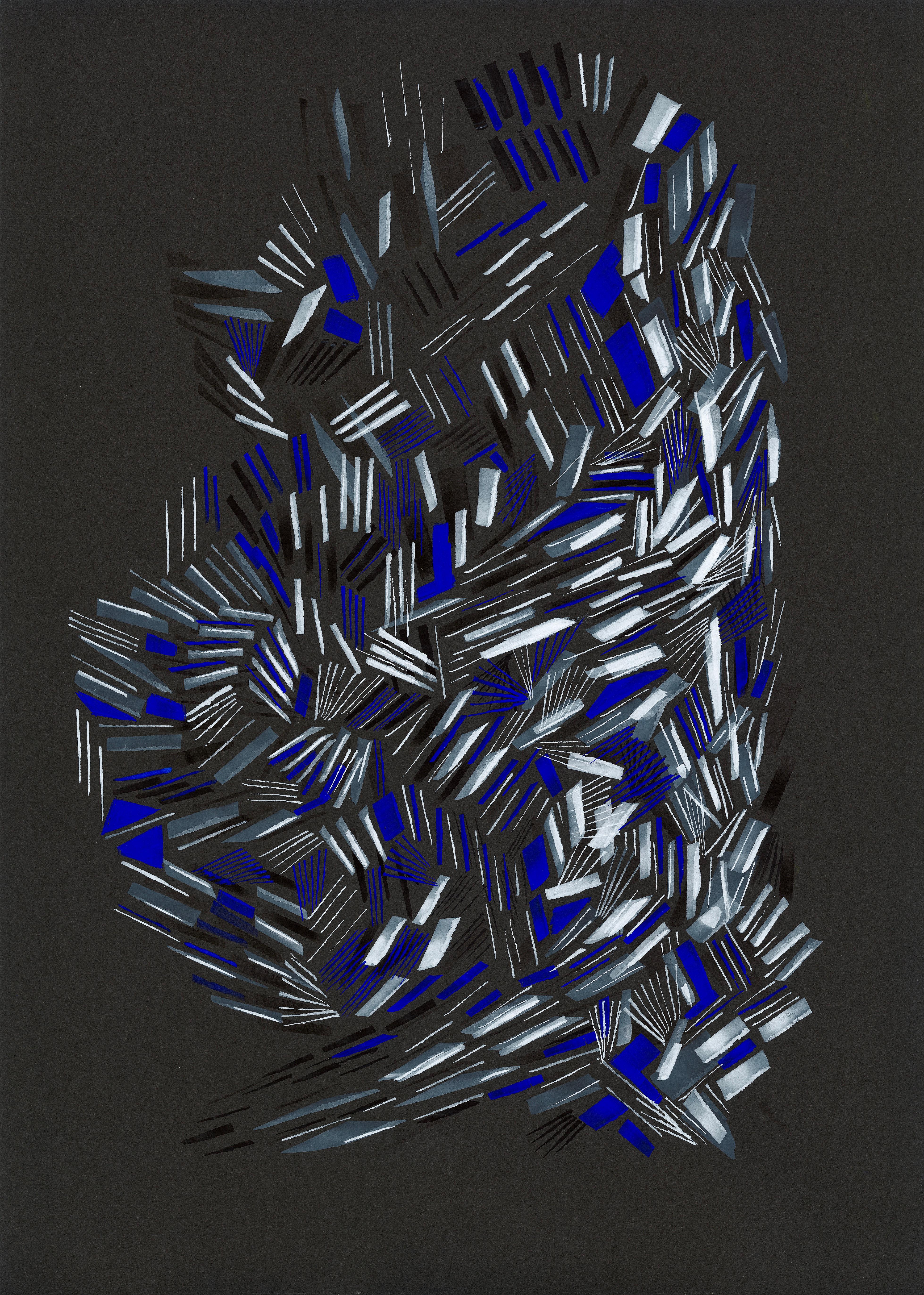 Abstract Painting di Tamara Vermunt - No.19 Monocromo