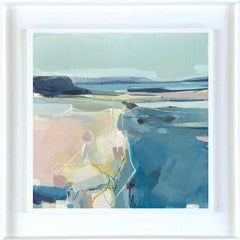 Resonant Lines, South Downs, Original art, Semi Abstract Landscape Painting