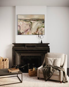 Sleeping beauty, Original art, Semi Abstract Landscape Painting