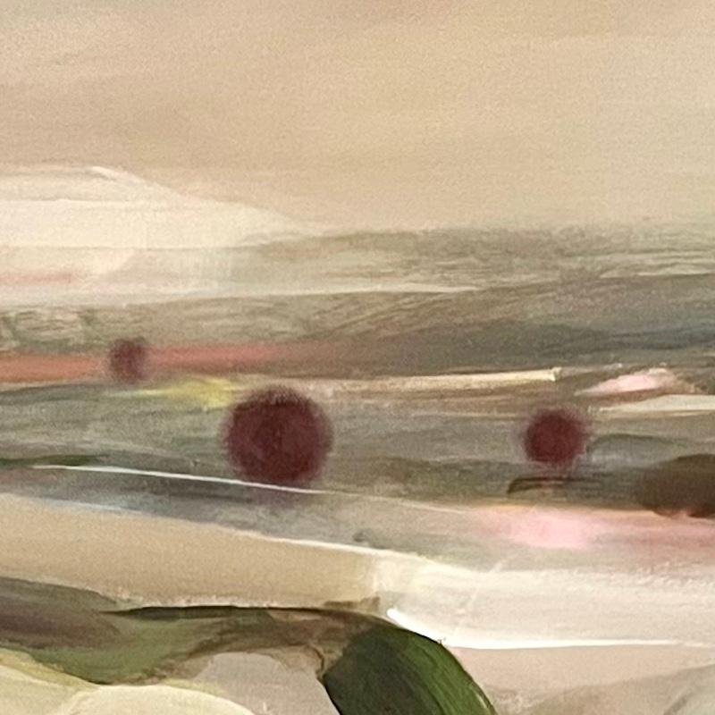 Dornröschen, Original Kunst, Halbabstrakte Landschaftsmalerei im Angebot 1