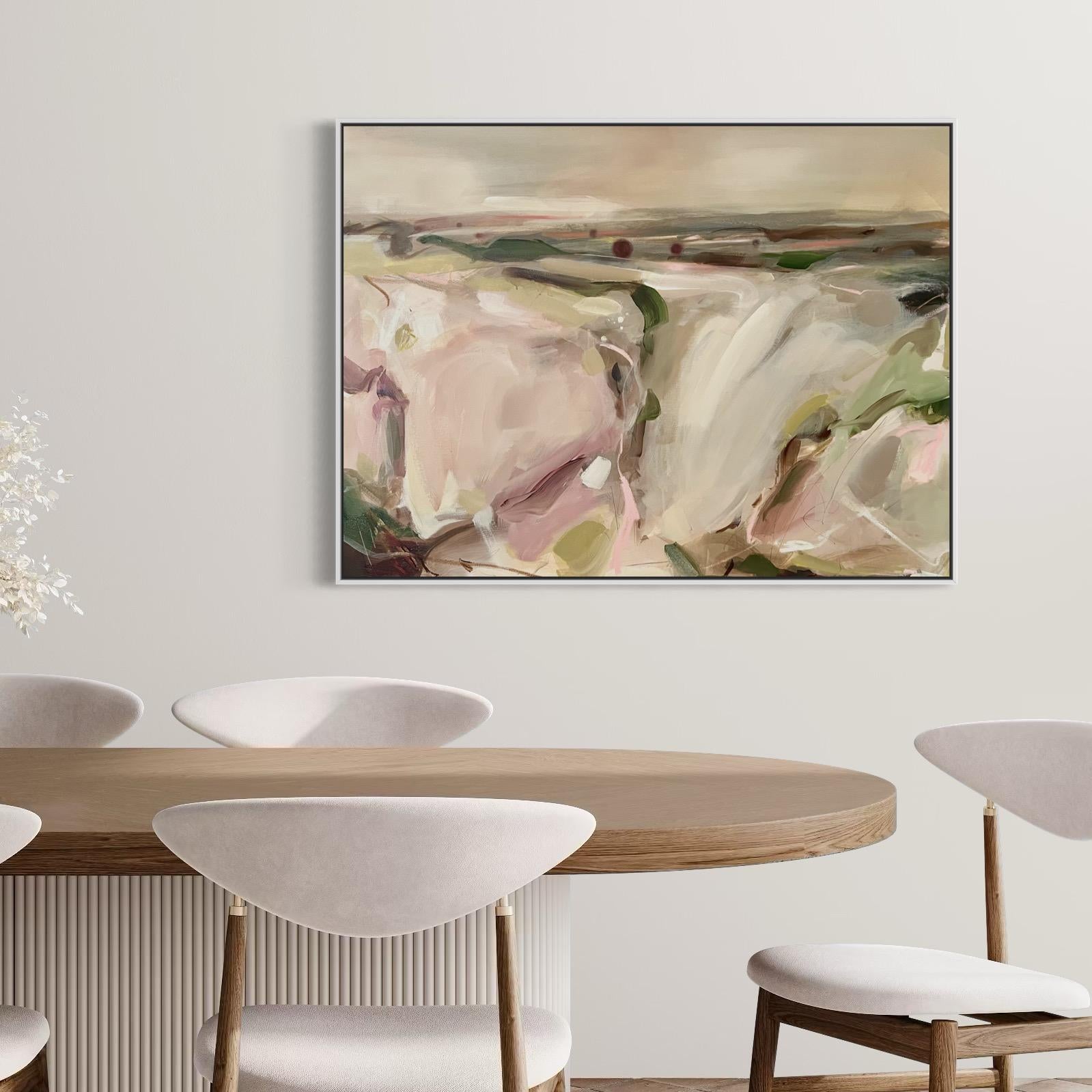 Dornröschen, Original Kunst, Halbabstrakte Landschaftsmalerei im Angebot 2