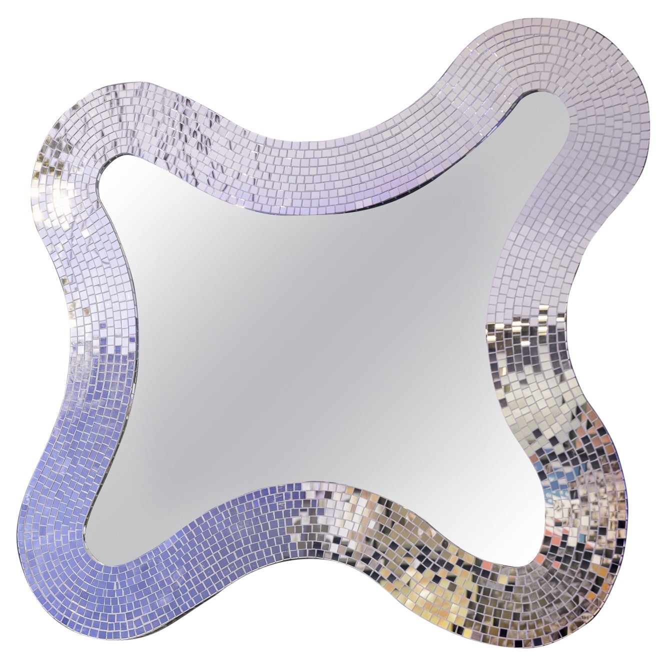 Tambalea Mosaic Mirror Hand Made in UK by Claire Nayman For Sale