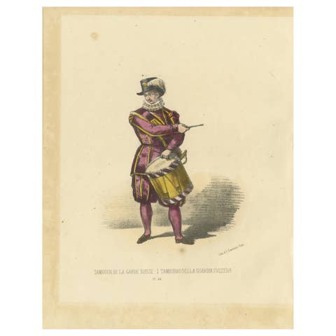 Tambour de la Garde Suisse (Drummer of the Swiss Guard), 1862