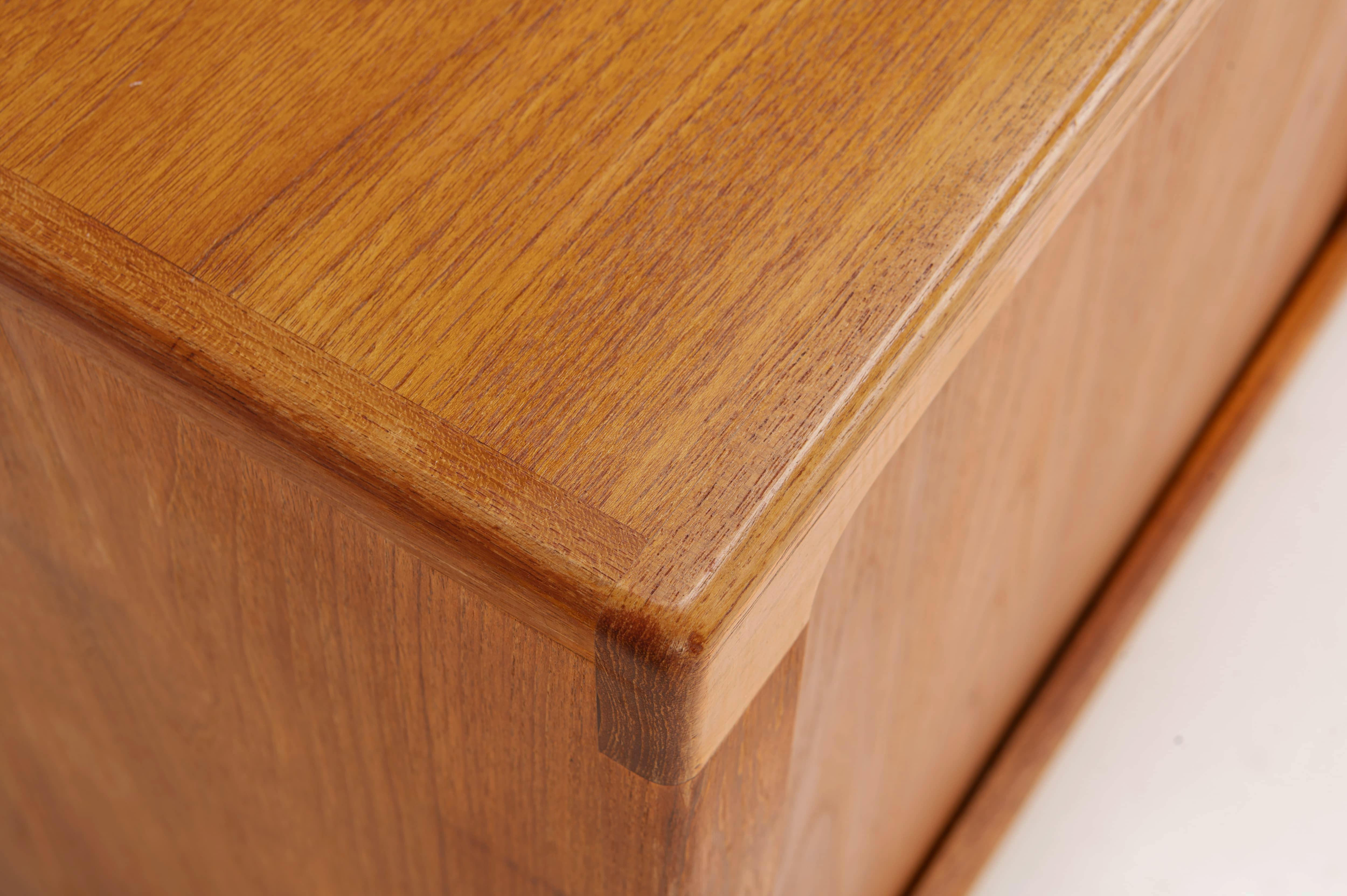 Tambour door sideboard by Johannes Andersen for C.F.C. Silkeborg, Denmark For Sale 2