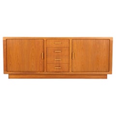 Tambour-tür-Sideboard von Johannes Andersen für C.F.C. Silkeborg, Dänemark