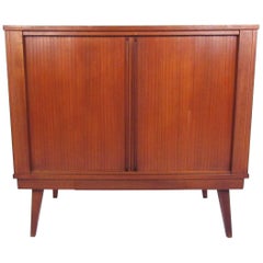 Tambour Door Storage Cabinet