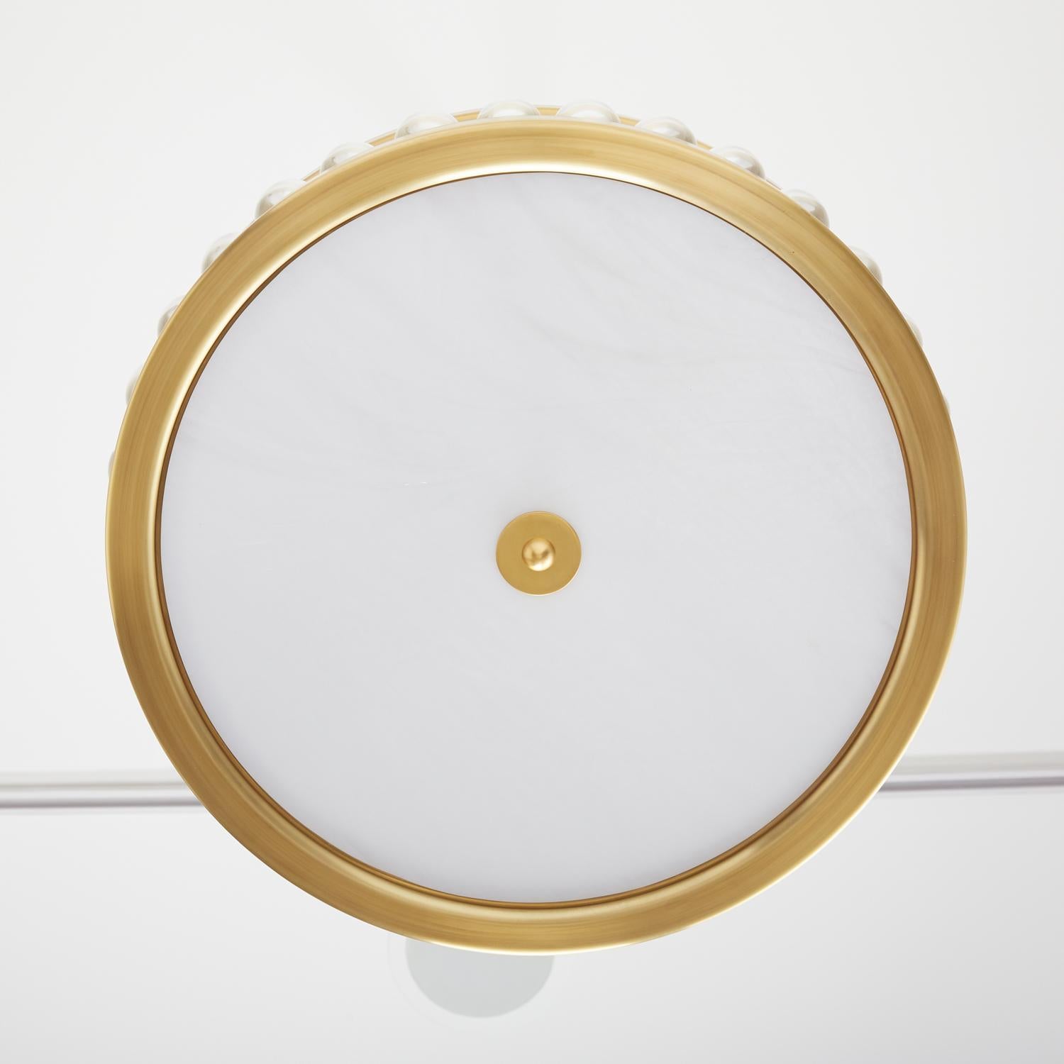 Tambourhalterung mit ovalen perlen von David Duncan im Zustand „Neu“ im Angebot in New York, NY