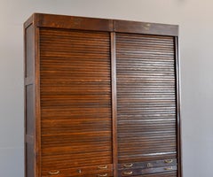Tambour Front Cabinet By Mabou Circa 1920s