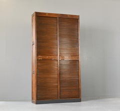 Tambour Front Cabinet By Mabou Circa 1920s