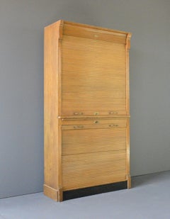 Tambour Fronted Cabinet, circa 1920s
