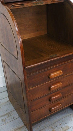 Tambour Roll Top Desk