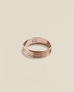Tambourine Ring in Rose Gold