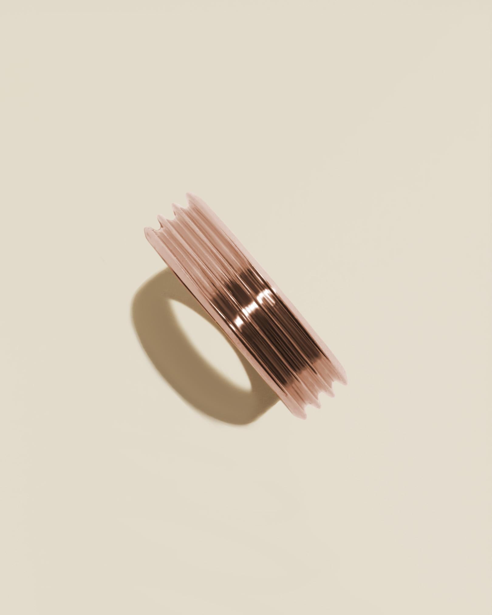For Sale:  Tambourine Ring in Rose Gold 3