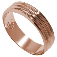 Tambourin-Ring aus Roségold