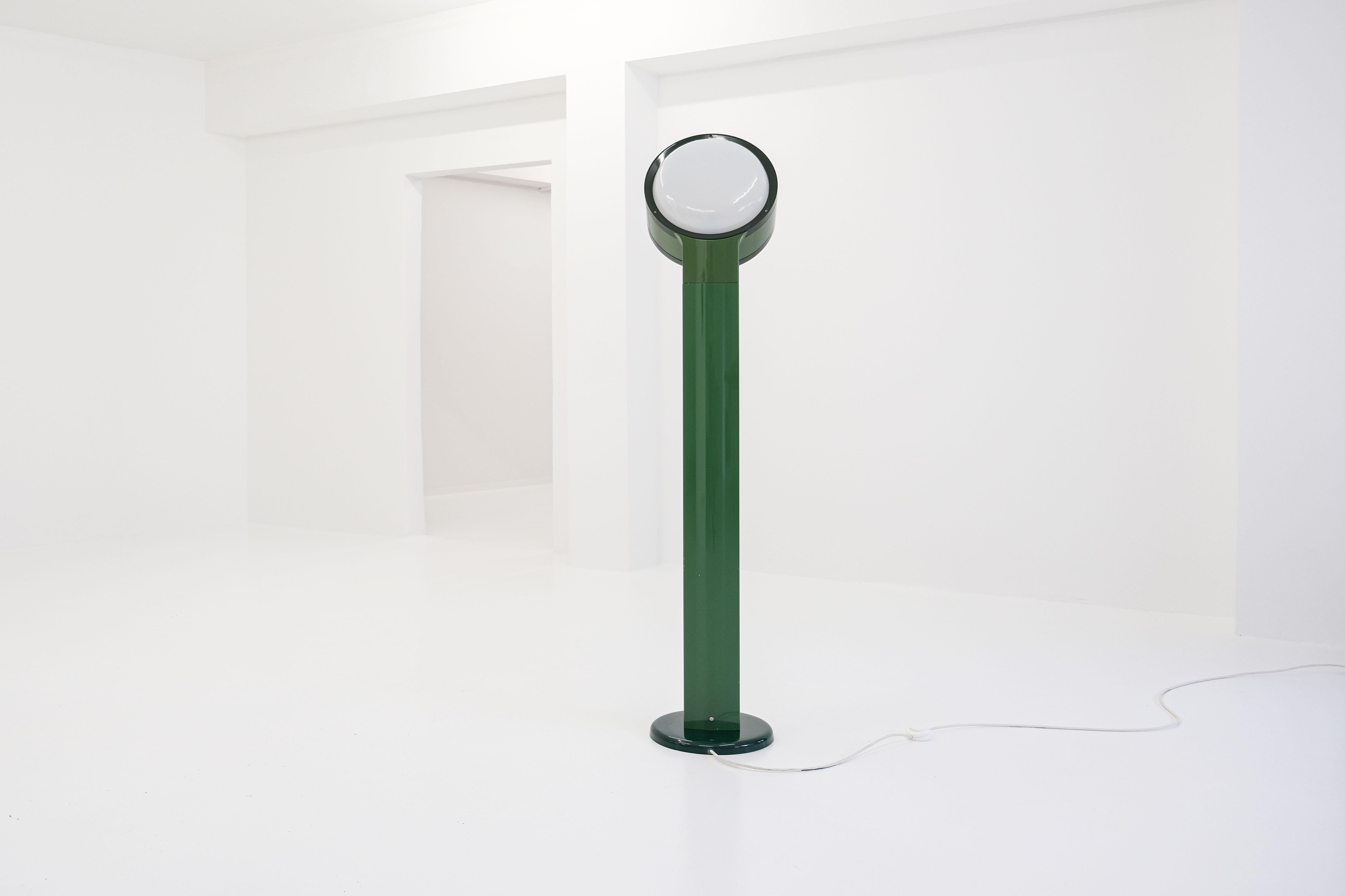 Metal Tamburo Floor Lamp by Afra & Tobia Scarpa for Flos for Inside and Outside Use