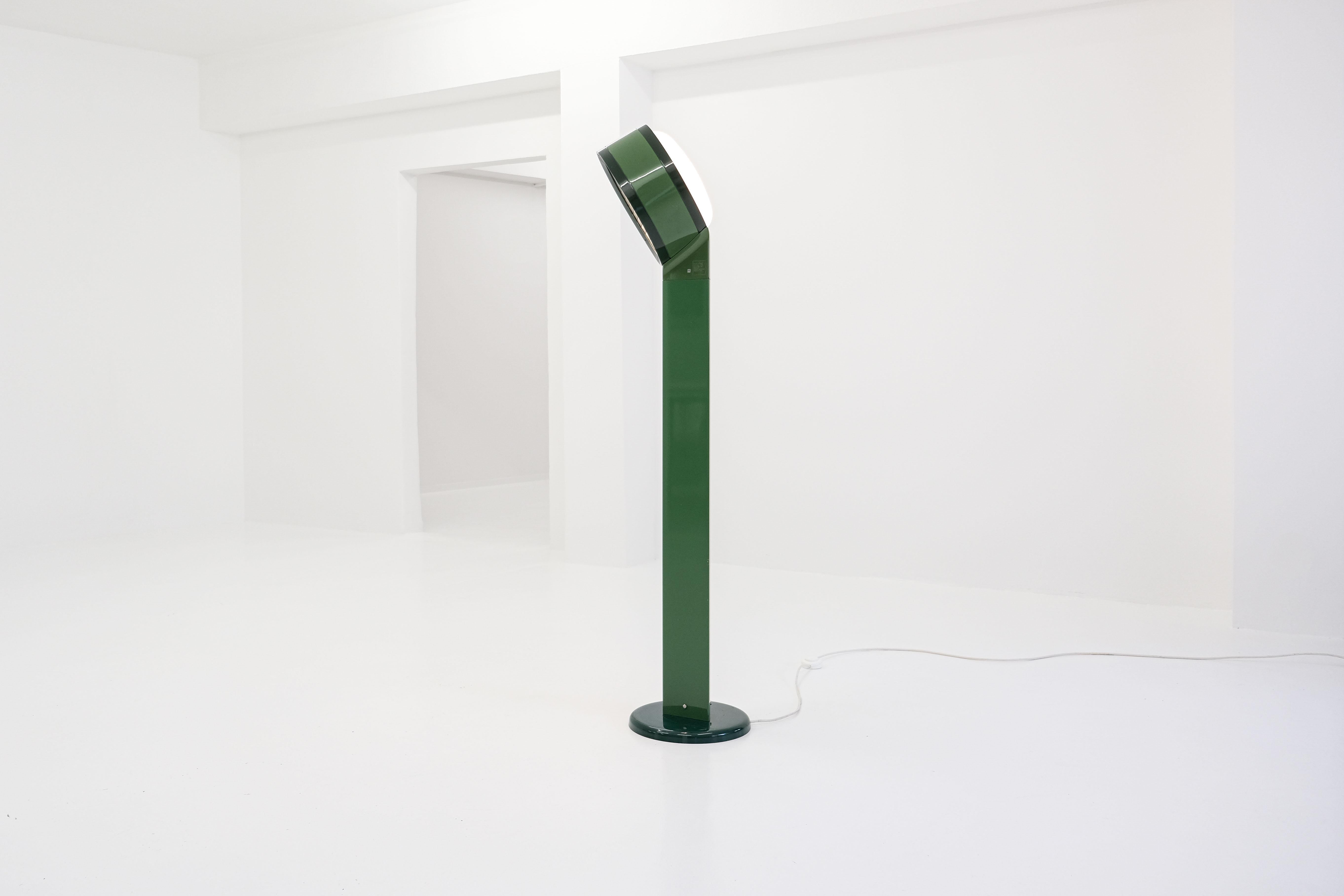 Italian Tamburo Floor Lamp by Afra & Tobia Scarpa for Flos for Inside and Outside Use