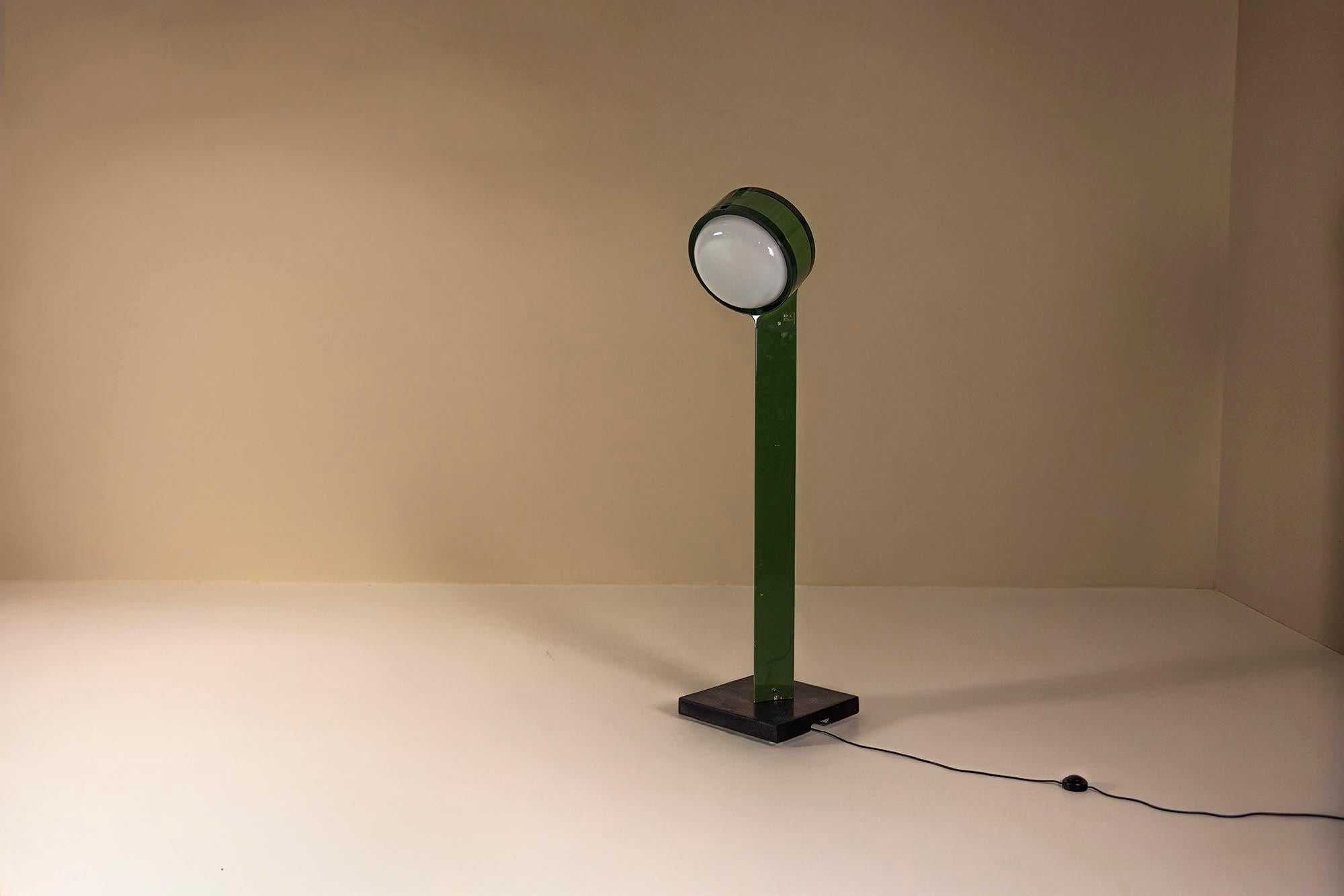 Lampada da terra di medie dimensioni 'Tamburo' di Tobia Scarpa per Flos, Italia, anni '70 in vendita 1