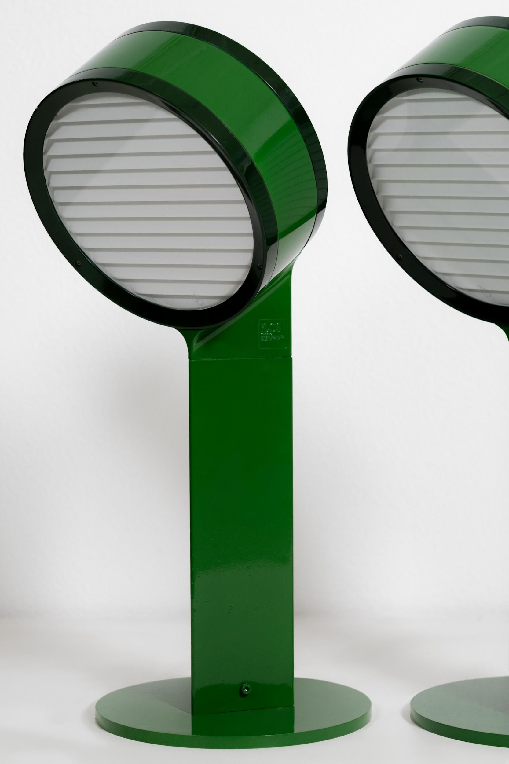 Painted Tamburo Garden Lights (2) For Sale