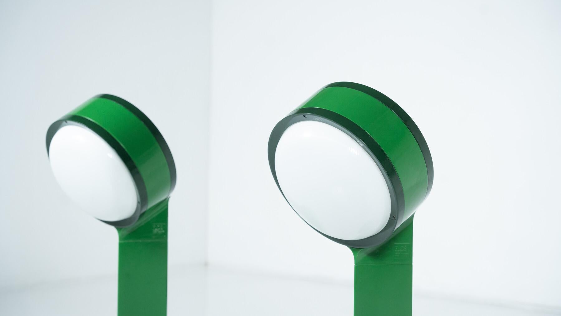 Lámpara Tamburo de Tobia y Afra Scarpa para Flos, años 70 - 2 Disponibles en Bueno estado para la venta en Brussels, BE