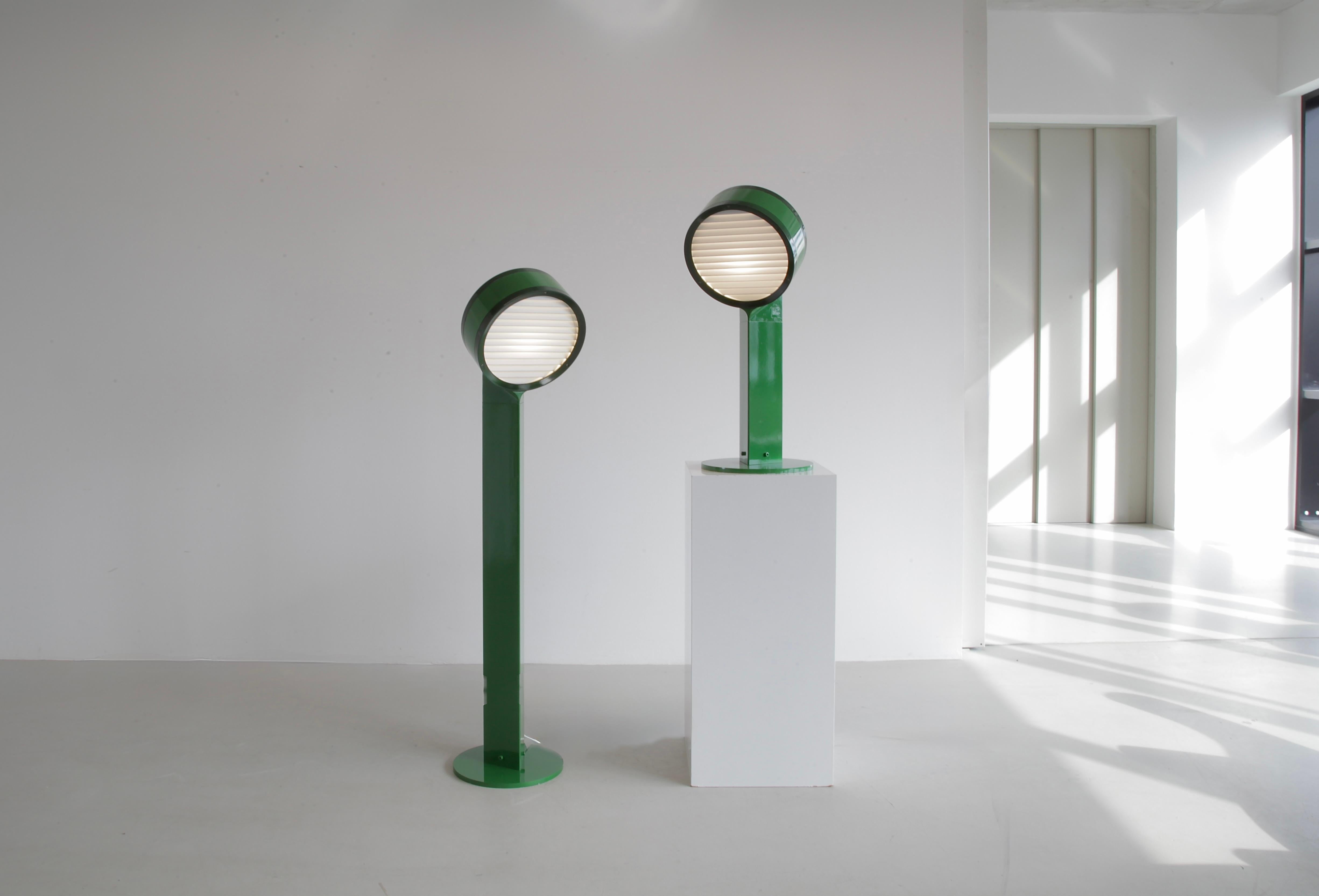 TAMBURO Small Floor/ Table Lamp by Afra & Tobia SCARPA, 1973 For Sale 2